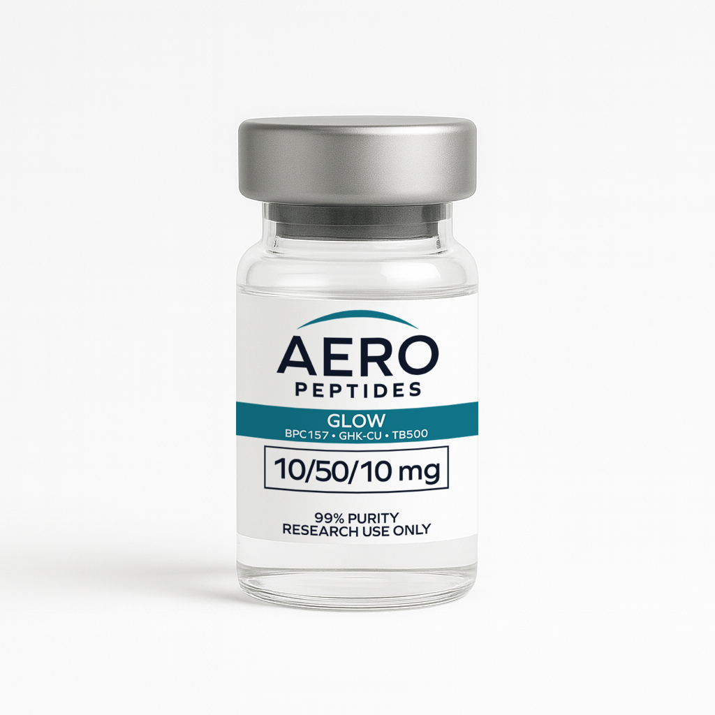 Aero Peptides GLOW Blend product vial