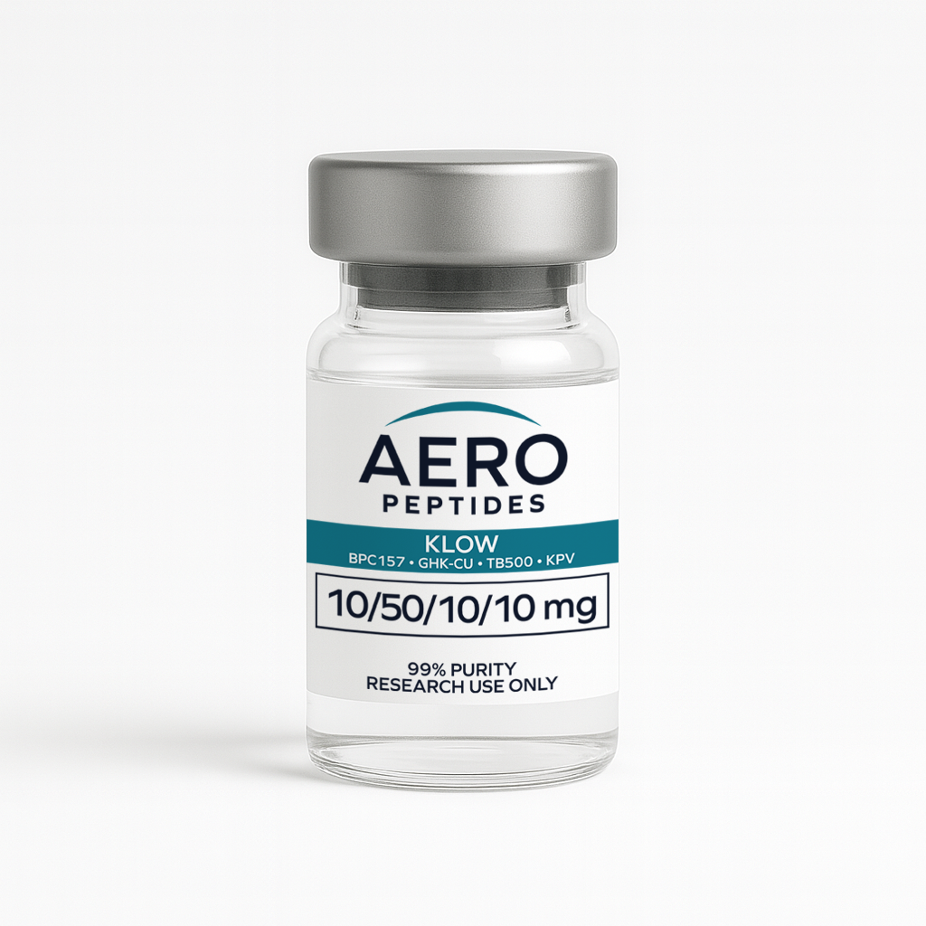 Aero Peptides KLOW Blend product vial