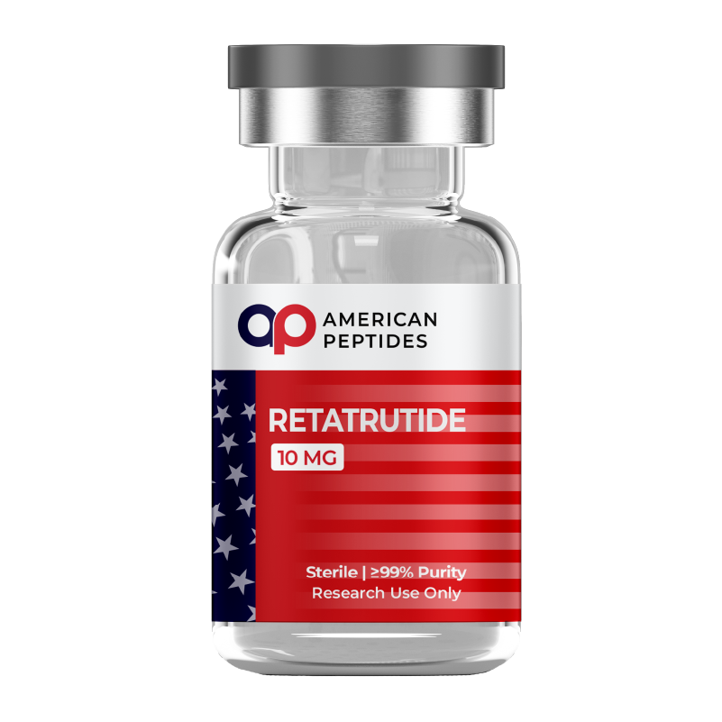 American Peptides Retatrutide product vial